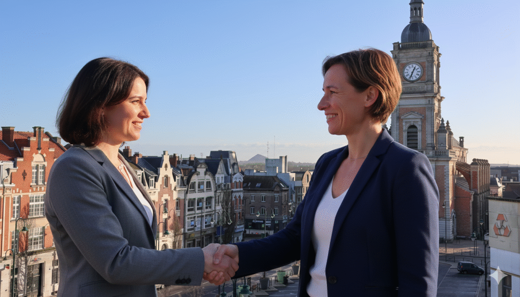 conseillère immobilier accord avec investisseur