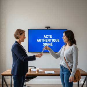 emise de clés chez le notaire