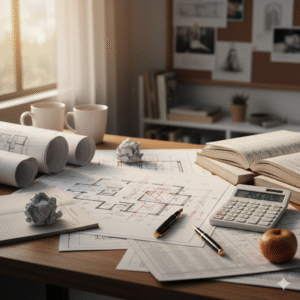 Documents et plans pour décider vendre garder louer maison héritée Barlin