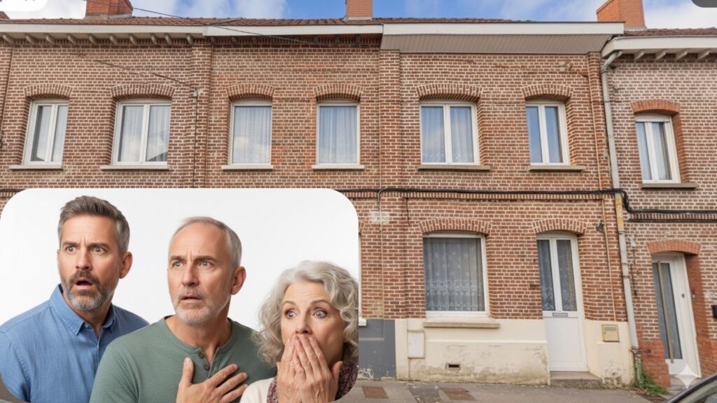 Maison héritée en brique rouge à Barlin, bassin minier, avant décision de vente